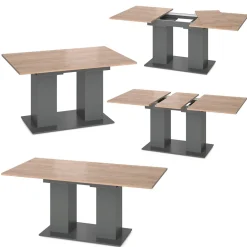 Esstisch Dix Anthrazit 140 x 90 cm Vicco