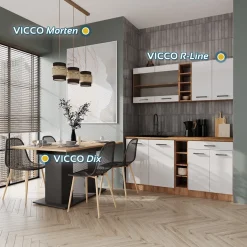 Esstisch Dix Weiß 140 x 90 cm Vicco