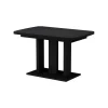 Esstisch Fenaro Schwarz 120 x 80 cm 2 Teile Vicco