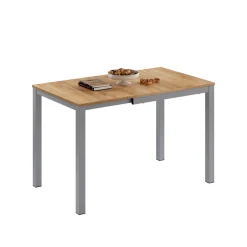 Esstisch Granny Eiche/Grau 120 x 70 cm ausziehbar Vicco