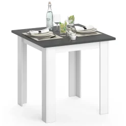 Esstisch Karlos Anthrazit 80 x 80 cm Vicco