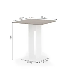 Esstisch Repose Sonoma 65 x 65 cm Vicco