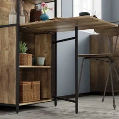 Esstisch Savio Eiche rustikal 57 x 30 cm mit klappbarer Tischplatte Vicco