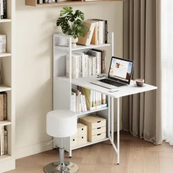 Esstisch Savio Weiß 57 x 30 cm mit klappbarer Tischplatte Vicco