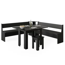 Esszimmer-Bank Roman Schwarz 41.5 x 166.6 cm Vicco