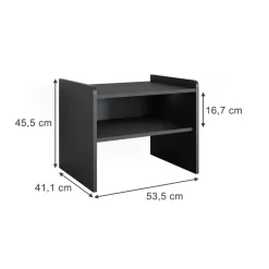 Esszimmerbank Roman Schwarz 53.5 x 41.1 cm Vicco