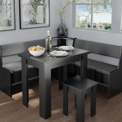 Esszimmer-Bank Roman Schwarz 41.5 x 106.6 cm Vicco