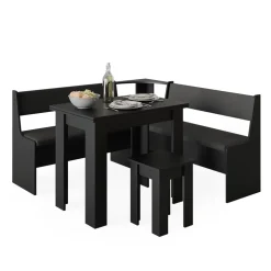 Esszimmer-Bank Roman Schwarz 41.5 x 106.6 cm Vicco