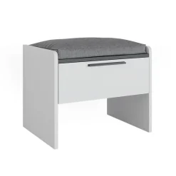 Esszimmerbank Roman Weiß 53.5 x 41.1 cm mit 1 Schublade Vicco