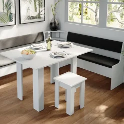 Esszimmer-Bank Roman Weiß 41.5 x 136.6 cm Vicco