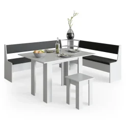 Esszimmer-Bank Roman Weiß 41.5 x 136.6 cm Vicco