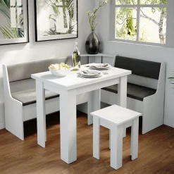 Esszimmer-Bank Roman Weiß 41.5 x 106.6 cm Vicco