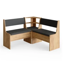 Esszimmer-Eckbank Roman Goldkraft Eiche 120 x 120 cm Vicco