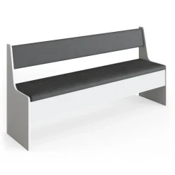 Esszimmer-Eckbank Roman Weiß 41.5 x 166.6 cm Vicco