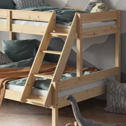 Etagenbett Everest Naturholz 140x200 / 90x200 cm Vitalispa