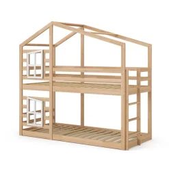 Etagenbett Maja Naturholz 90x200 cm Vitalispa