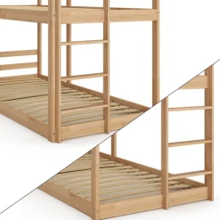 Etagenbett Maja Naturholz 90x200 cm Vitalispa