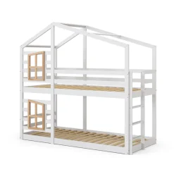 Etagenbett Maja Weiß 90x200 cm Vitalispa