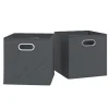 Faltbox Anthrazit 30 x 30 cm 2er Set Vicco