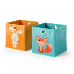 Faltbox Orange/Blau 30 x 30 cm 2er Set Vicco