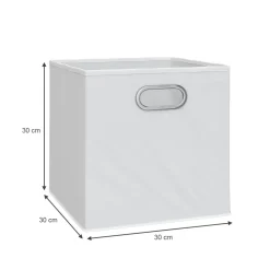 Faltbox Weiß 30 x 30 cm 8er Set Vicco