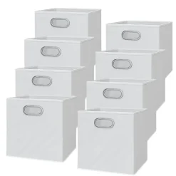 Faltbox Weiß 30 x 30 cm 8er Set Vicco