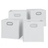 Faltbox Weiß 30 x 30 cm 4er Set Vicco