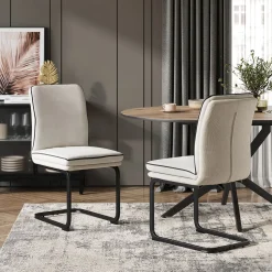 Freischwinger Eleganza Beige 2er Set Vicco