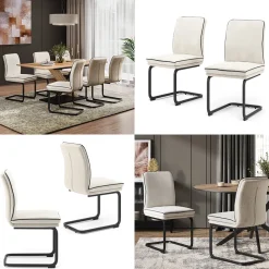 Freischwinger Eleganza Beige 2er Set Vicco