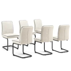 Freischwinger Eleganza Beige 6er Set Vicco