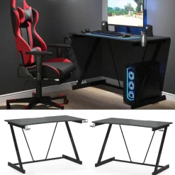 Gamingtisch Hudson Anthrazit 120 x 60 cm Vicco