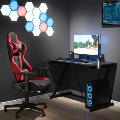 Gamingtisch Hudson Anthrazit 120 x 60 cm Vicco