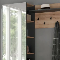 Garderobe Adeline Goldkraft Eiche 120 x 190 cm Vicco