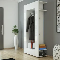 Garderobe Mats Weiß 36.6 x 191 cm Vicco