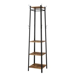 Garderobenständer Fyrk Eiche rustikal 43 x 180 cm Vicco