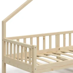 Hausbett Noemi Naturholz 90x200 cm Vitalispa