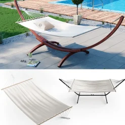 Hängematte Weiß 190 x 120 cm OK-Living