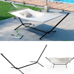 Hängemattengestell Schwarz 362 cm OK-Living