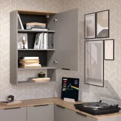 Hängeschrank Wido Greige 60 x 100 cm mit Tür Vicco