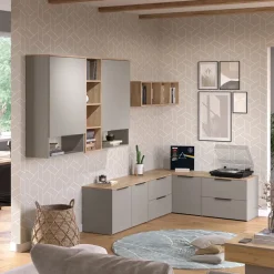 Hängeschrank Wido Greige 60 x 100 cm mit Tür Vicco