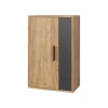 Hängeschrank Berno Goldkraft Eiche/Anthrazit 50.1 x 78.4 cm mit 2 Fächern Vicco