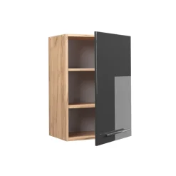 Hängeschrank Fame-Line Anthrazit Hochglanz 50 cm Vicco