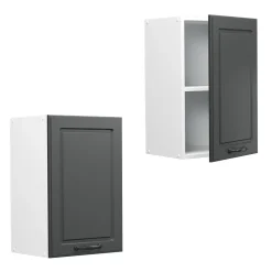Hängeschrank R-Line Anthrazit Landhaus 40 cm Vicco