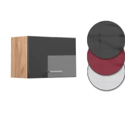 Hängeschrank R-Line Anthrazit Hochglanz 60 cm Flach Vicco