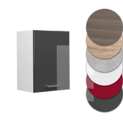 Hängeschrank R-Line Anthrazit Hochglanz 45 cm Vicco