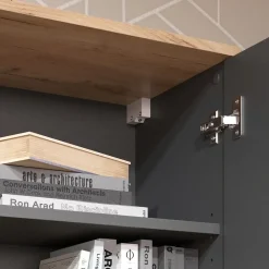 Hängeschrank Wido Anthrazit mit Tür Vicco