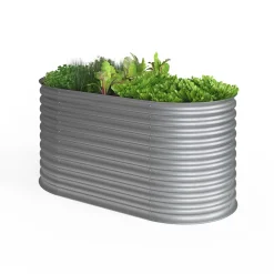 Hochbeet Silber 160 x 82 cm OK-Living