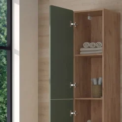 Hochschrank Izan Grün/Goldkraft Eiche 36.6 x 171.6 cm Vicco