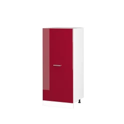 Hochschrank R-Line Bordeaux Hochglanz 60 cm mit großer Tür Vicco