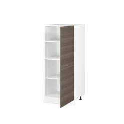 Hochschrank R-Line Grau 60 cm mit großer Tür Vicco